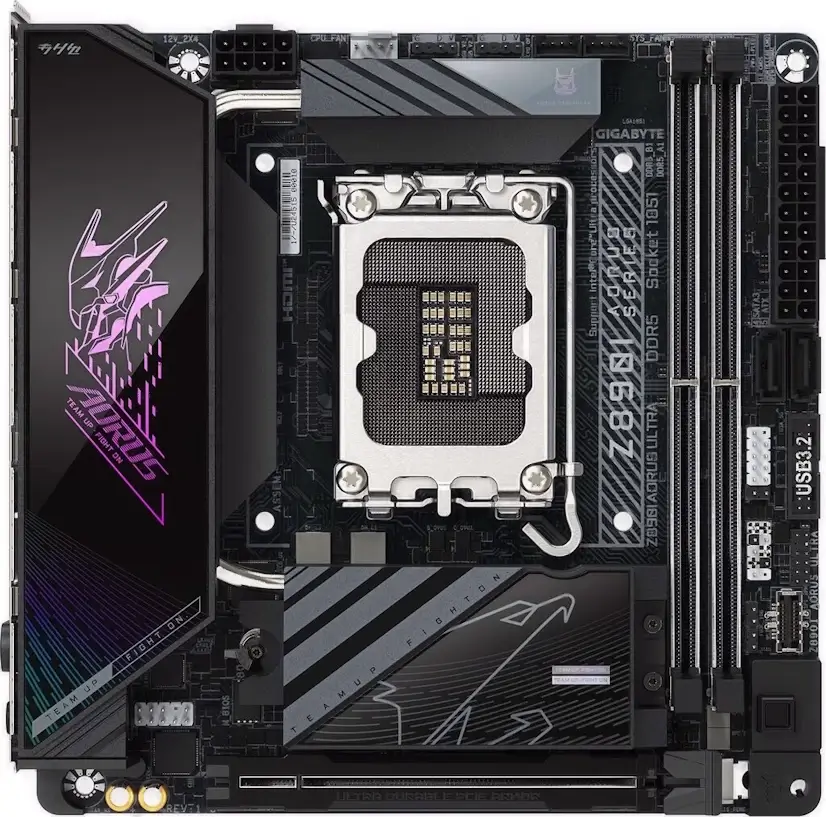 Montaje Placas Base Gigabyte Z890I AORUS ULTRA Gaming PC Torrelaguna Montaje Placa Base Gigabyte Z890I AORUS ULTRA Gaming PC Torrelaguna